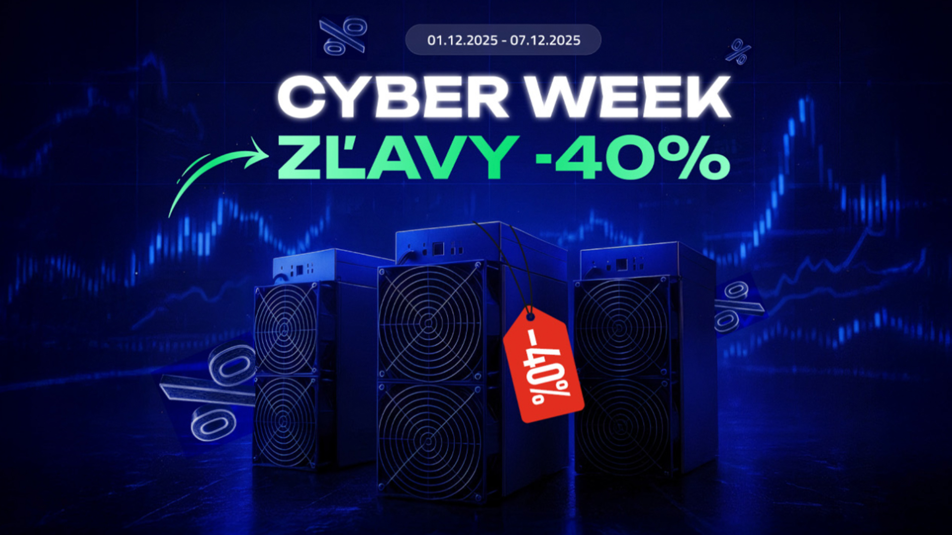 Proč je pro těžaře pokles cen kryptomen pozitivní zpráva?